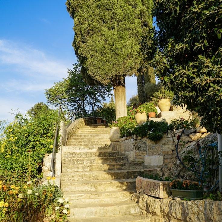 Kids playground area in Italy